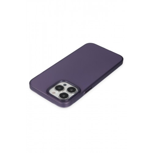 Newface iPhone 13 Pro Max Kılıf Modos Metal Kapak - Derin Mor Newface iPhone 13 Pro Max Kılıf Modos Metal Kapak - Derin Mor