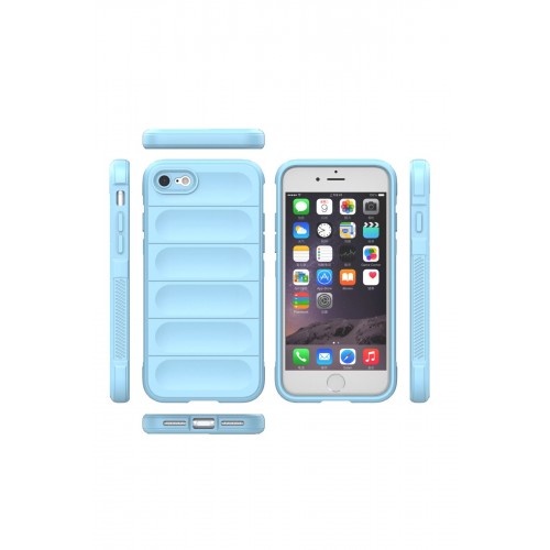 Newface iPhone 8 Kılıf Optimum Silikon - Sky Blue Newface iPhone 8 Kılıf Optimum Silikon - Sky Blue