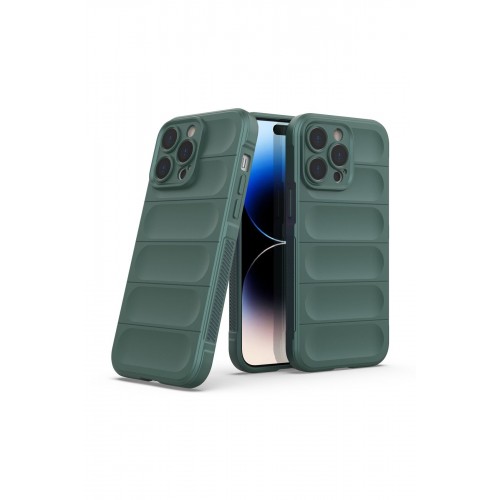 Newface iPhone 13 Pro Kılıf Optimum Silikon - Koyu Yeşil Newface iPhone 13 Pro Kılıf Optimum Silikon - Koyu Yeşil