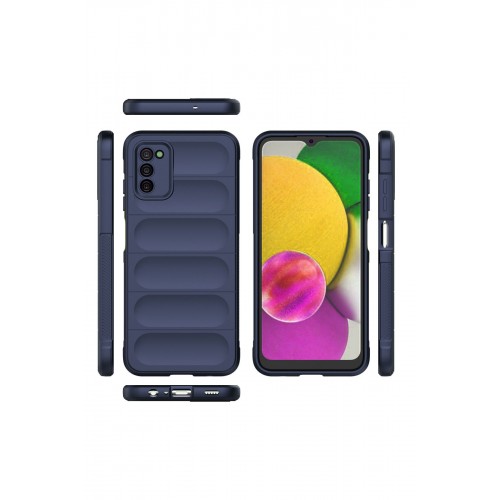 Newface Samsung Galaxy A03S Kılıf Optimum Silikon - Lacivert Newface Samsung Galaxy A03S Kılıf Optimum Silikon - Lacivert