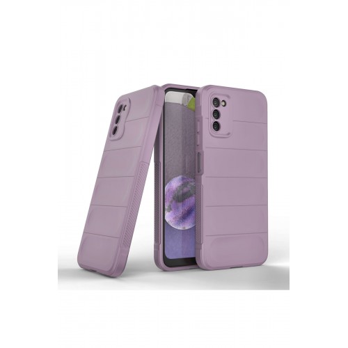 Newface Samsung Galaxy A03S Kılıf Optimum Silikon - Mor Newface Samsung Galaxy A03S Kılıf Optimum Silikon - Mor