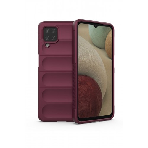 Newface Samsung Galaxy A12 Kılıf Optimum Silikon - Bordo Newface Samsung Galaxy A12 Kılıf Optimum Silikon - Bordo