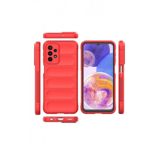 Newface Samsung Galaxy A23 4G Kılıf Optimum Silikon - Kırmızı Newface Samsung Galaxy A23 4G Kılıf Optimum Silikon - Kırmızı