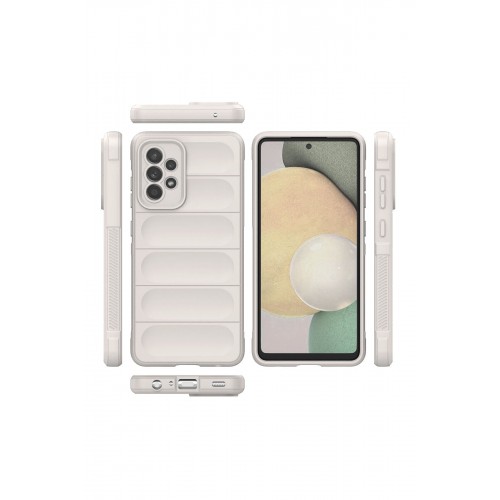 Newface Samsung Galaxy A52 Kılıf Optimum Silikon - Krem Newface Samsung Galaxy A52 Kılıf Optimum Silikon - Krem