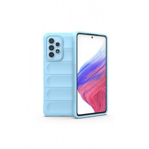 Newface Samsung Galaxy A73 5G Kılıf Optimum Silikon - Sky Blue Newface Samsung Galaxy A73 5G Kılıf Optimum Silikon - Sky Blue