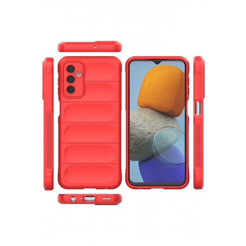 Newface Samsung Galaxy M23 Kılıf Optimum Silikon - Kırmızı Newface Samsung Galaxy M23 Kılıf Optimum Silikon - Kırmızı