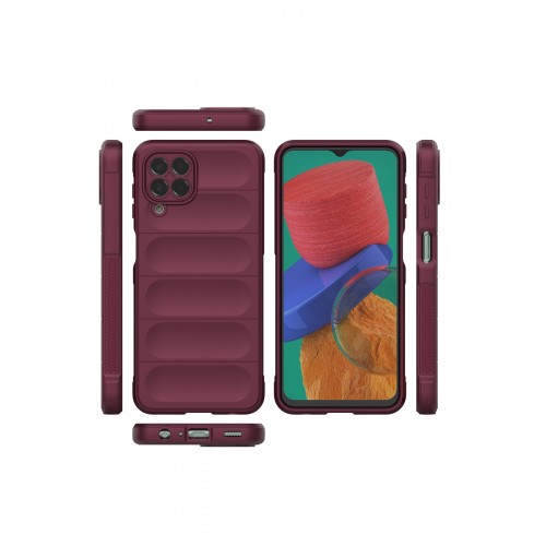 Newface Samsung Galaxy M33 Kılıf Optimum Silikon - Bordo Newface Samsung Galaxy M33 Kılıf Optimum Silikon - Bordo