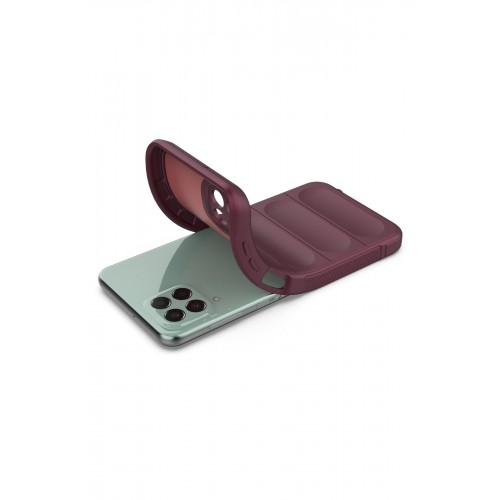 Newface Samsung Galaxy M33 Kılıf Optimum Silikon - Bordo Newface Samsung Galaxy M33 Kılıf Optimum Silikon - Bordo