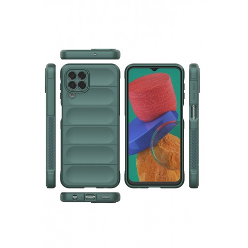 Newface Samsung Galaxy M33 Kılıf Optimum Silikon - Koyu Yeşil Newface Samsung Galaxy M33 Kılıf Optimum Silikon - Koyu Yeşil