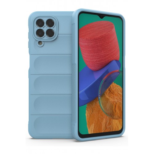 Newface Samsung Galaxy M33 Kılıf Optimum Silikon - Sky Blue Newface Samsung Galaxy M33 Kılıf Optimum Silikon - Sky Blue