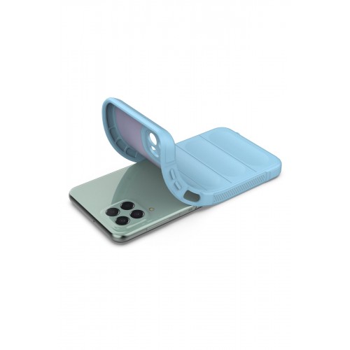Newface Samsung Galaxy M33 Kılıf Optimum Silikon - Sky Blue Newface Samsung Galaxy M33 Kılıf Optimum Silikon - Sky Blue