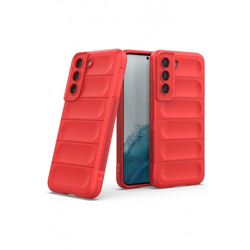 Newface Samsung Galaxy S21 Kılıf Optimum Silikon - Kırmızı Newface Samsung Galaxy S21 Kılıf Optimum Silikon - Kırmızı