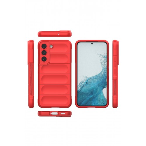 Newface Samsung Galaxy S21 Kılıf Optimum Silikon - Kırmızı Newface Samsung Galaxy S21 Kılıf Optimum Silikon - Kırmızı