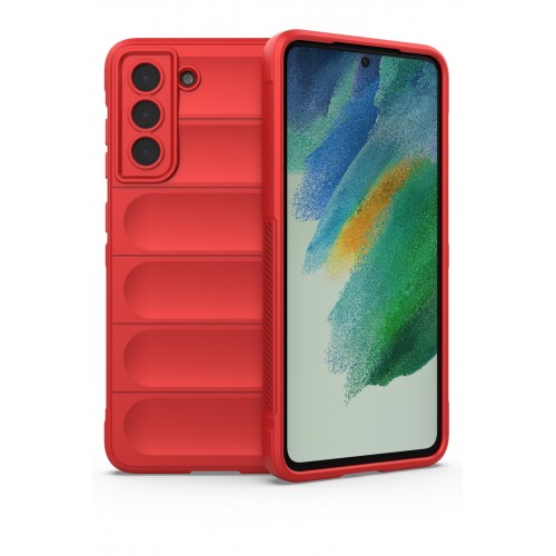 Newface Samsung Galaxy S21 Plus Kılıf Optimum Silikon - Kırmızı Newface Samsung Galaxy S21 Plus Kılıf Optimum Silikon - Kırmızı