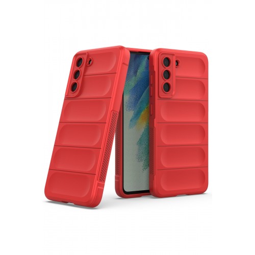 Newface Samsung Galaxy S21 Plus Kılıf Optimum Silikon - Kırmızı Newface Samsung Galaxy S21 Plus Kılıf Optimum Silikon - Kırmızı