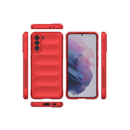 Newface Samsung Galaxy S21 Plus Kılıf Optimum Silikon - Kırmızı Newface Samsung Galaxy S21 Plus Kılıf Optimum Silikon - Kırmızı