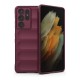 Newface Samsung Galaxy S21 Ultra Kılıf Optimum Silikon - Bordo Newface Samsung Galaxy S21 Ultra Kılıf Optimum Silikon - Bordo