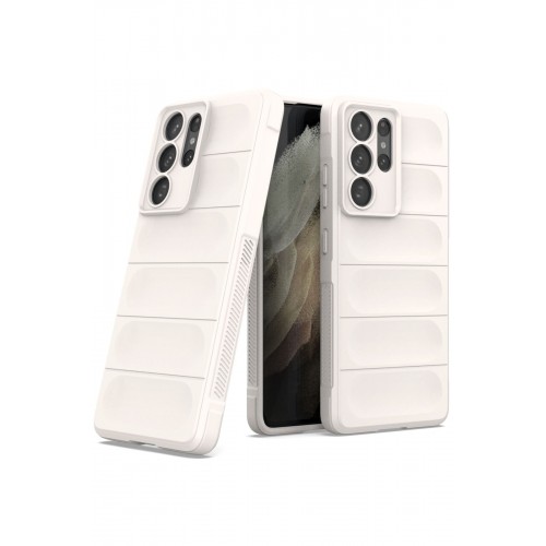 Newface Samsung Galaxy S21 Ultra Kılıf Optimum Silikon - Krem Newface Samsung Galaxy S21 Ultra Kılıf Optimum Silikon - Krem