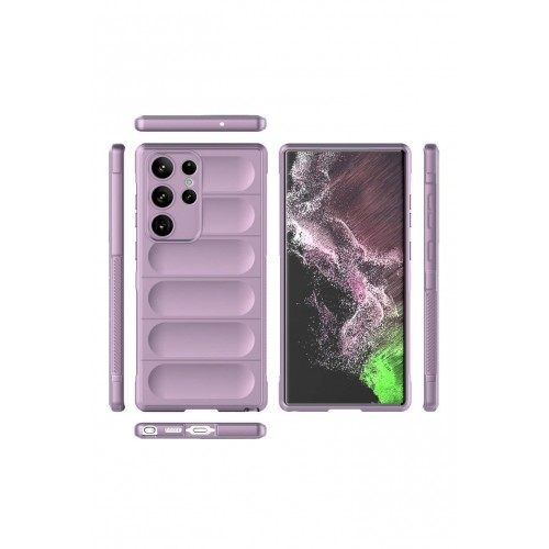 Newface Samsung Galaxy S22 Ultra Kılıf Optimum Silikon - Mor Newface Samsung Galaxy S22 Ultra Kılıf Optimum Silikon - Mor