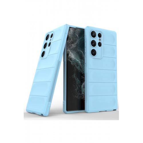 Newface Samsung Galaxy S22 Ultra Kılıf Optimum Silikon - Sky Blue Newface Samsung Galaxy S22 Ultra Kılıf Optimum Silikon - Sky Blue