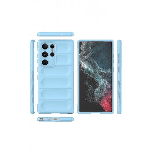 Newface Samsung Galaxy S22 Ultra Kılıf Optimum Silikon - Sky Blue Newface Samsung Galaxy S22 Ultra Kılıf Optimum Silikon - Sky Blue
