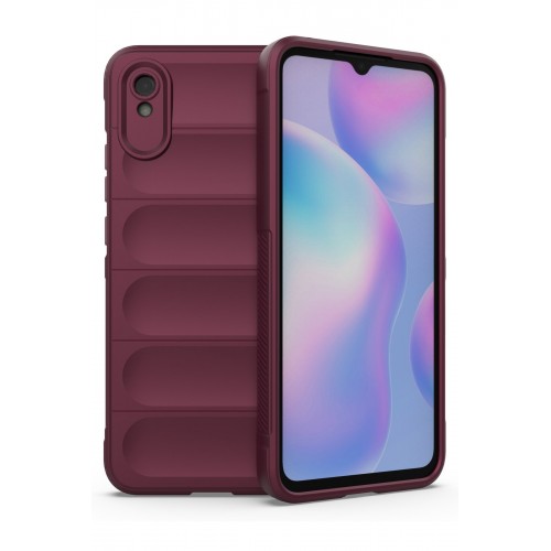 Newface Xiaomi Redmi 9A Kılıf Optimum Silikon - Bordo Newface Xiaomi Redmi 9A Kılıf Optimum Silikon - Bordo