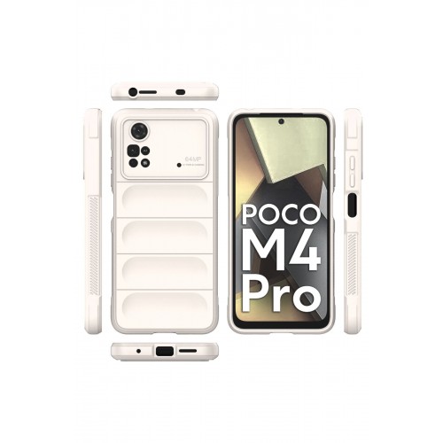 Newface Xiaomi Poco M4 Pro 4G Kılıf Optimum Silikon - Krem Newface Xiaomi Poco M4 Pro 4G Kılıf Optimum Silikon - Krem