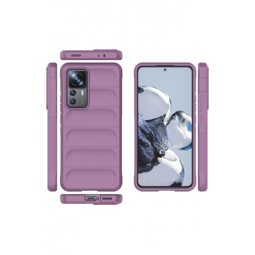 Newface Xiaomi Mi 12T Kılıf Optimum Silikon - Mor Newface Xiaomi Mi 12T Kılıf Optimum Silikon - Mor