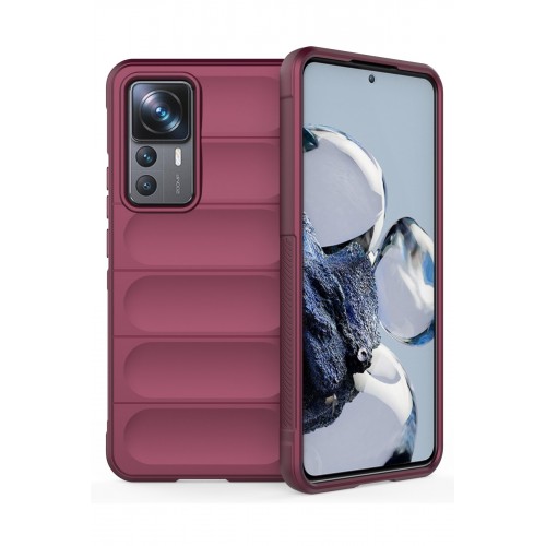 Newface Xiaomi Mi 12T Pro Kılıf Optimum Silikon - Bordo Newface Xiaomi Mi 12T Pro Kılıf Optimum Silikon - Bordo