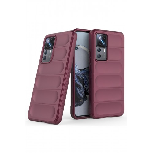 Newface Xiaomi Mi 12T Pro Kılıf Optimum Silikon - Bordo Newface Xiaomi Mi 12T Pro Kılıf Optimum Silikon - Bordo