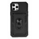 Newface iPhone 12 Pro Max Kılıf Pars Lens Yüzüklü Silikon - Siyah Newface iPhone 12 Pro Max Kılıf Pars Lens Yüzüklü Silikon - Siyah