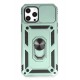 Newface iPhone 12 Pro Max Kılıf Pars Lens Yüzüklü Silikon - Yeşil Newface iPhone 12 Pro Max Kılıf Pars Lens Yüzüklü Silikon - Yeşil