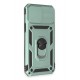Newface iPhone 12 Pro Max Kılıf Pars Lens Yüzüklü Silikon - Yeşil Newface iPhone 12 Pro Max Kılıf Pars Lens Yüzüklü Silikon - Yeşil