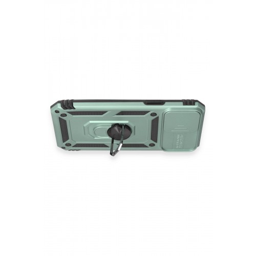 Newface iPhone 12 Pro Max Kılıf Pars Lens Yüzüklü Silikon - Yeşil Newface iPhone 12 Pro Max Kılıf Pars Lens Yüzüklü Silikon - Yeşil