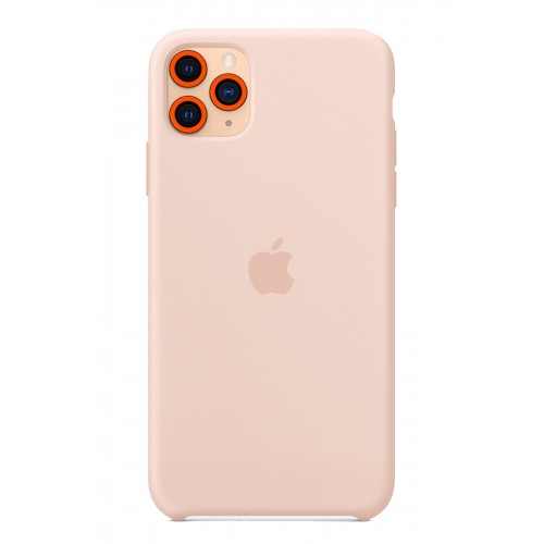 Newface iPhone 11 Pro Max Neon Fosforlu Kamera Lens - Turuncu