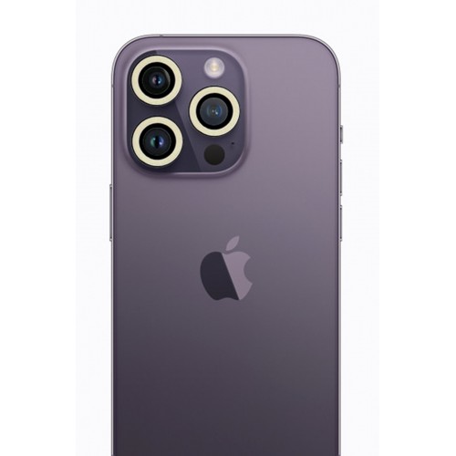 Newface iPhone 12 Pro Max Neon Fosforlu Kamera Lens - Beyaz