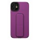 Newface iPhone 12 Kılıf Mega Standlı Silikon - Mor Newface iPhone 12 Kılıf Mega Standlı Silikon - Mor