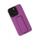 Newface iPhone 13 Pro Max Kılıf Mega Standlı Silikon - Mor Newface iPhone 13 Pro Max Kılıf Mega Standlı Silikon - Mor