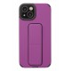 Newface iPhone 14 Kılıf Mega Standlı Silikon - Mor Newface iPhone 14 Kılıf Mega Standlı Silikon - Mor