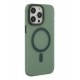 Newface iPhone 13 Pro Max Kılıf Lodos Magneticsafe Mat Kapak - Köknar Yeşili Newface iPhone 13 Pro Max Kılıf Lodos Magneticsafe Mat Kapak - Köknar Yeşili