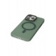 Newface iPhone 13 Pro Max Kılıf Lodos Magneticsafe Mat Kapak - Köknar Yeşili Newface iPhone 13 Pro Max Kılıf Lodos Magneticsafe Mat Kapak - Köknar Yeşili