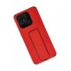 Newface Xiaomi Redmi 10C Kılıf Mega Standlı Silikon - Kırmızı Newface Xiaomi Redmi 10C Kılıf Mega Standlı Silikon - Kırmızı