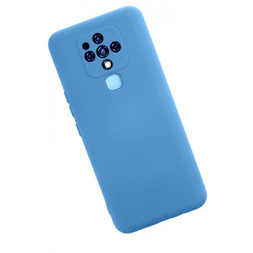 Newface Tecno Camon 16 Kılıf Nano içi Kadife Silikon - Mavi Newface Tecno Camon 16 Kılıf Nano içi Kadife Silikon - Mavi