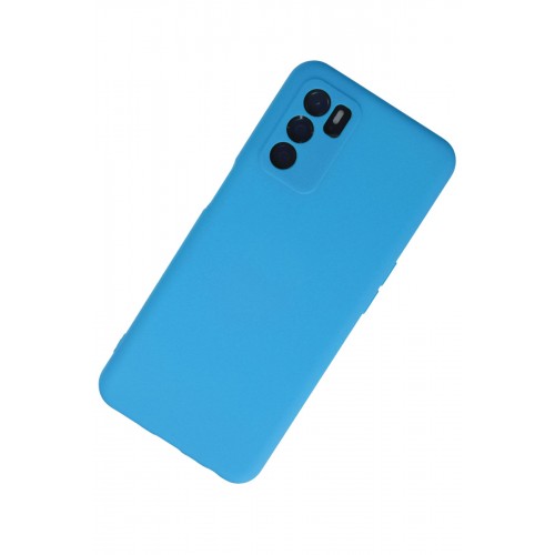 Newface Oppo A16 Kılıf Nano içi Kadife Silikon - Mavi Newface Oppo A16 Kılıf Nano içi Kadife Silikon - Mavi