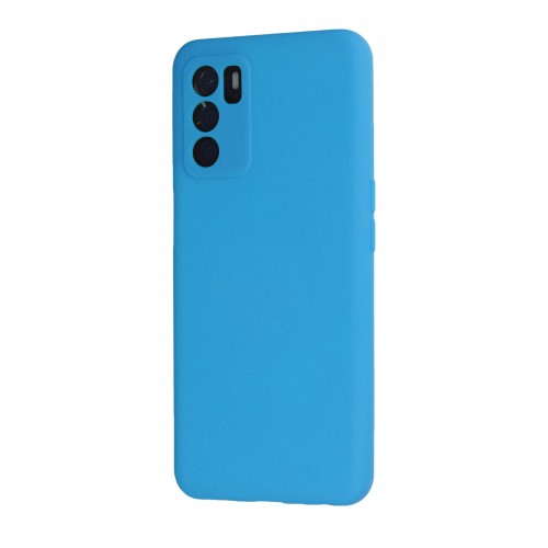 Newface Oppo A16 Kılıf Nano içi Kadife Silikon - Mavi Newface Oppo A16 Kılıf Nano içi Kadife Silikon - Mavi