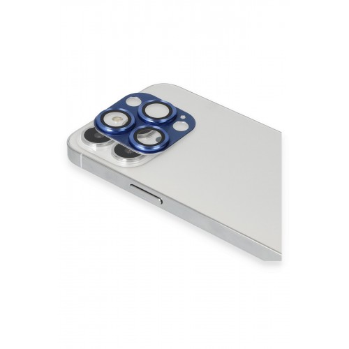 Newface iPhone 13 Pro Pers Alüminyum Kamera Lens - Lacivert Newface iPhone 13 Pro Pers Alüminyum Kamera Lens - Lacivert