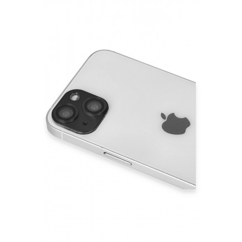 Newface iPhone 13 Mini Pers Alüminyum Kamera Lens - Siyah Newface iPhone 13 Mini Pers Alüminyum Kamera Lens - Siyah