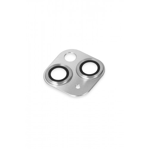 Newface iPhone 13 Mini Pers Alüminyum Kamera Lens - Gümüş Newface iPhone 13 Mini Pers Alüminyum Kamera Lens - Gümüş