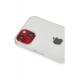 Newface iPhone 13 Mini Pers Alüminyum Kamera Lens - Kırmızı Newface iPhone 13 Mini Pers Alüminyum Kamera Lens - Kırmızı