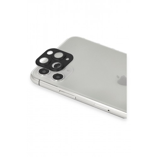 Newface iPhone 11 Pro Pers Alüminyum Kamera Lens - Siyah Newface iPhone 11 Pro Pers Alüminyum Kamera Lens - Siyah